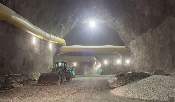 Bau des Baulos Pfons-Brenner-Tunnel