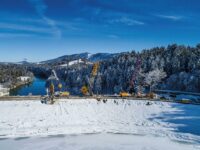 Forggensee-Staudamm wieder in Betrieb