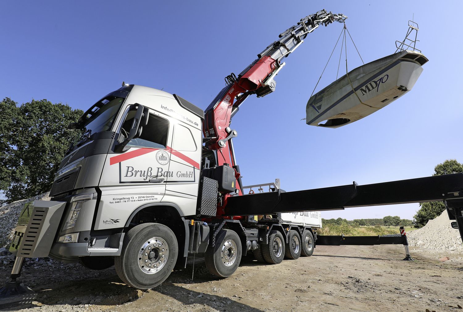 Volvo FH 540 mit Fassi-Ladekran F2150RA.2.28