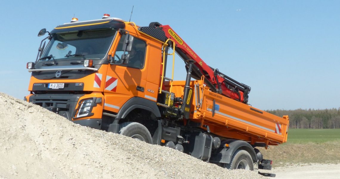 Geländegängigkeit des Volvo FMX 460 4x4