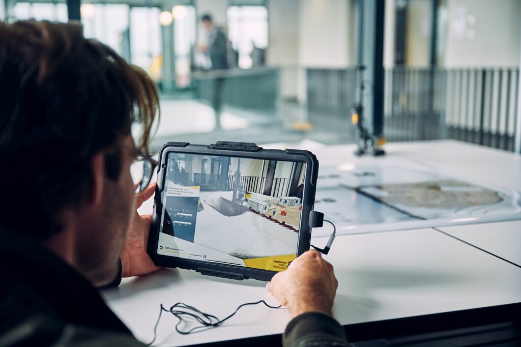 Augmented-Reality-App von Liebherr