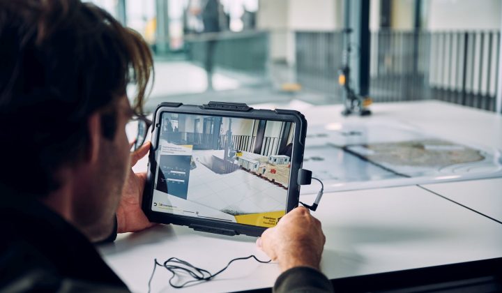 Augmented-Reality-App von Liebherr