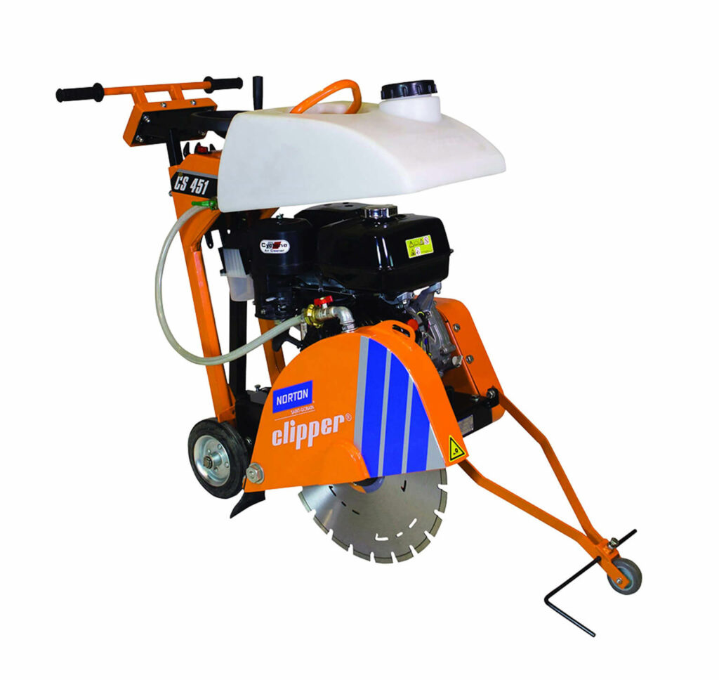 Hand-Arm-Vibrationen drastisch reduziert Norton Clipper CS451 Fugenschneider von Saint-Gobain