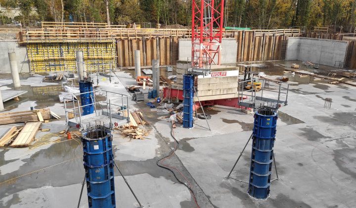 Rohbaustelle der Gelben Haide