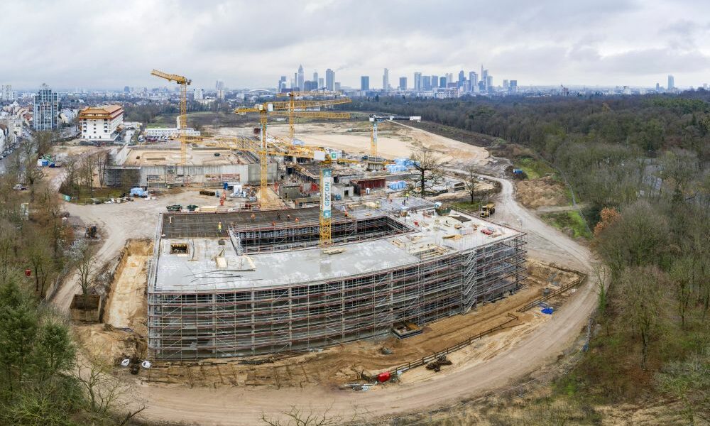 Drohnenfoto Baustelle DFB Akademie