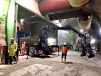 Alu-Panels im Semmeringtunnel