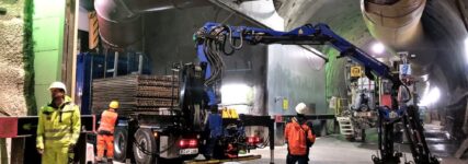 Alu-Panels im Semmeringtunnel