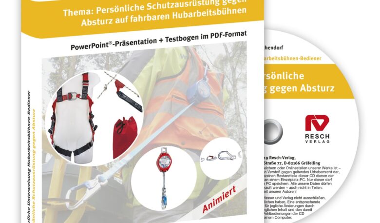 Persönliche Schutzausrüstung gegen Absturz