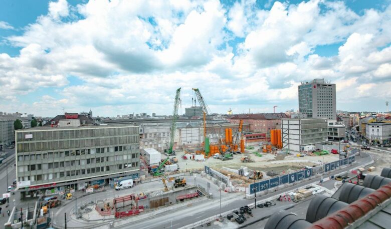 Baugrubenumschließung am Münchner Hauptbahnhof