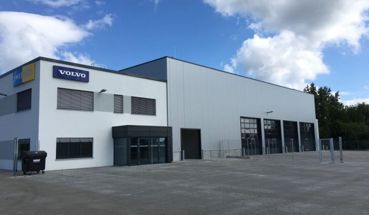 Swecon Baumaschinen, neuer Standort