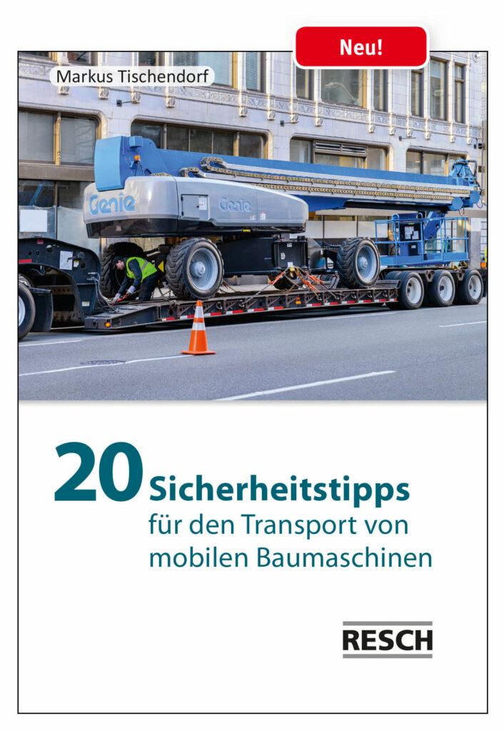Buch - 20 Sicherheitstipps für den Transport von mobilen Baumaschinen