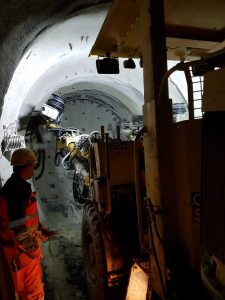 Bauarbeiten im Arlingertunnel