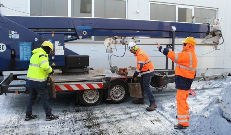 Bauen bei Schnee und kalter Witterung