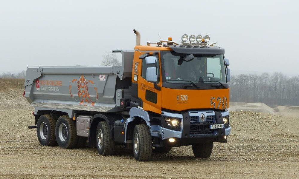 Praxistest des Renault K 520 8x4 Heavy Duty