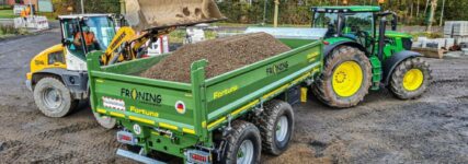 Dreiseitenkipper für Baustellenverkehr