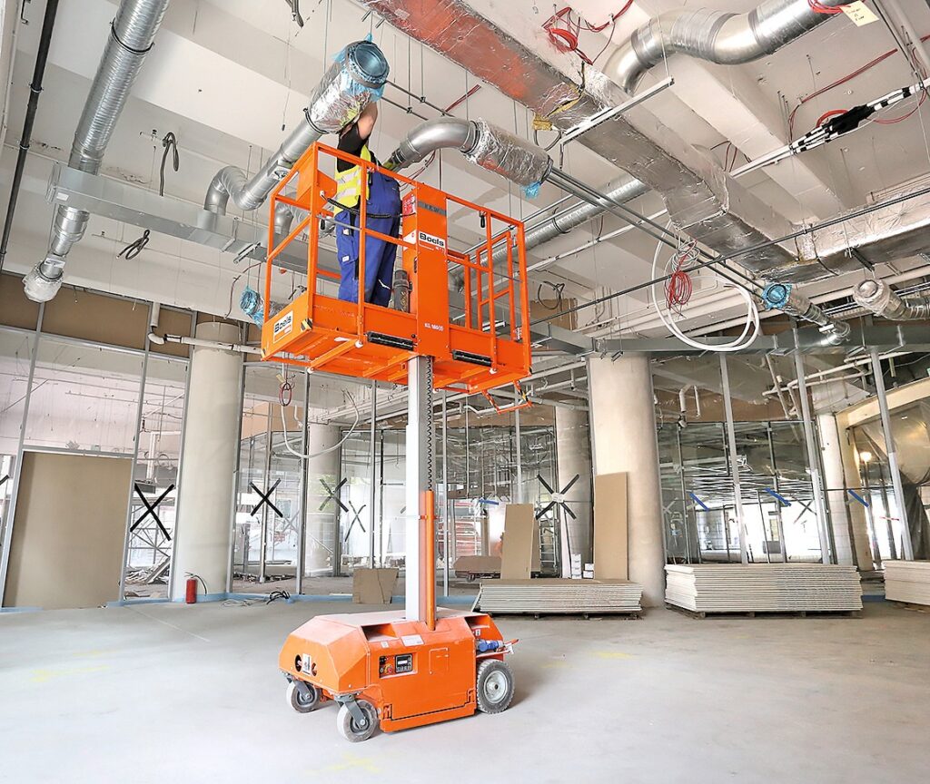 Sichere kleine Arbeitsbühnen Boels Personenaufzug