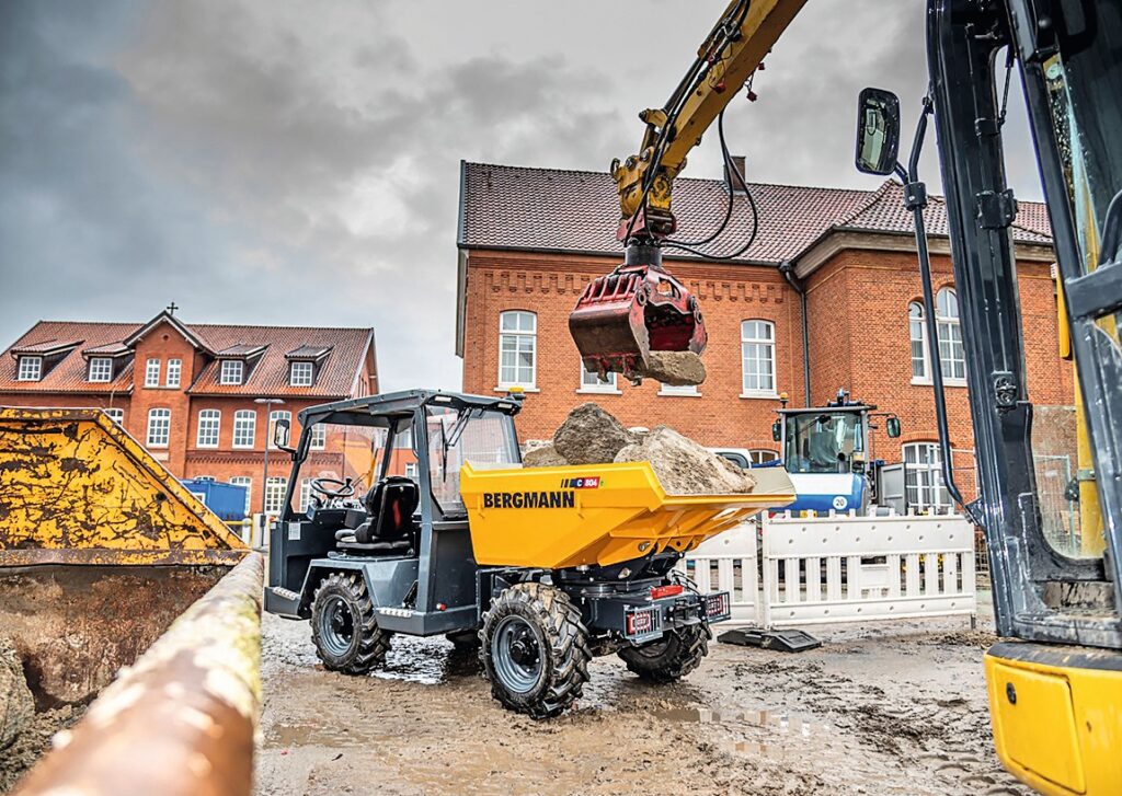 Bergmann Kompaktdumper mit E-Antrieb