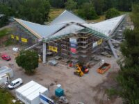 Hyparschalen-Dach mit Carbonbeton gerettet