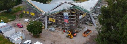 Hyparschalen-Dach mit Carbonbeton gerettet