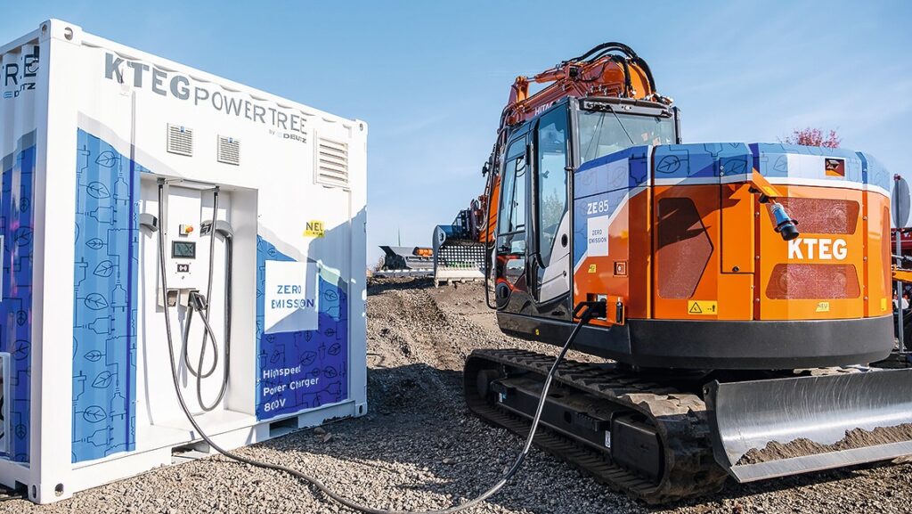 Testen ausdrücklich erwünscht Coreum-Demobaustelle Zero Emission