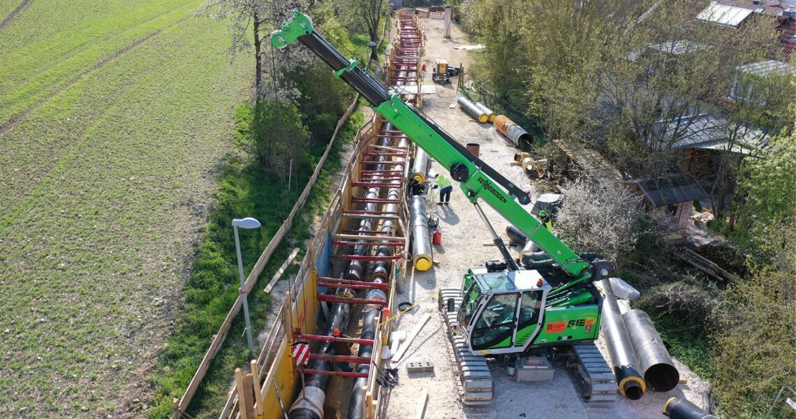 Sennebogen Raupenteleskopkran