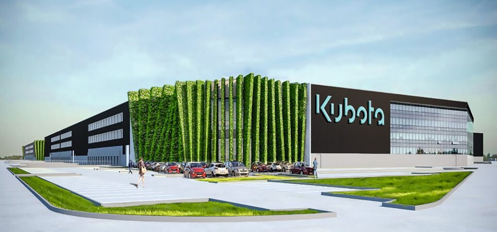 Kubota Europa-Distributionszentrum in den Niederlanden