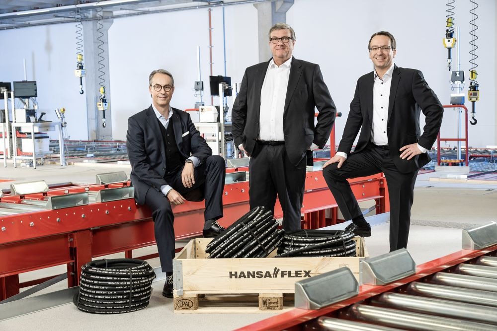 Christian-Hans Bültemeier, Thomas Armerding, Florian Wiedemeyer, Vorstandschaft Hansa-Flex
