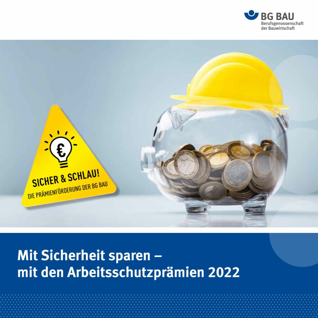 BG Bau, Arbeitsschutzprämien 2022