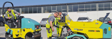 Ammann-Minifertiger extrem produktiv