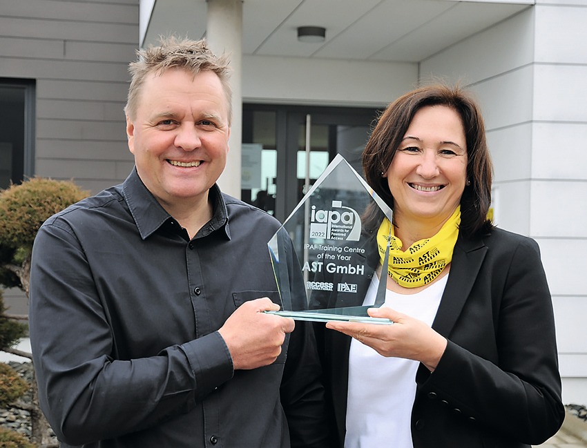 Angelika und Matthias Müller, Geschäftsführer AST-Trainingszentrum Blaustein-Dietingen