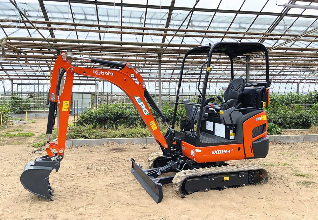 Kubota Minibagger KX019-4 mit Gasantrieb