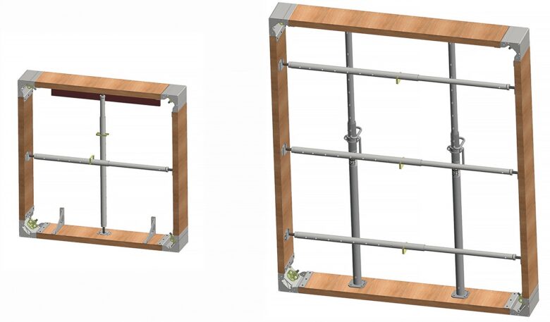 Aussparungsschalungen für Fenster und Türen