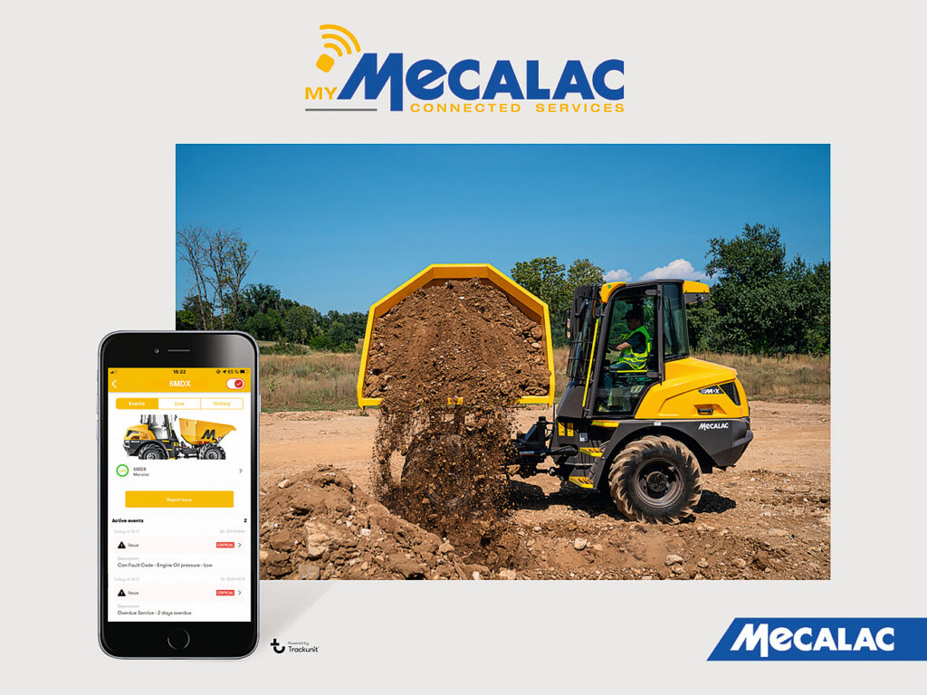 Telematik-System MyMecalac-Connected-Services