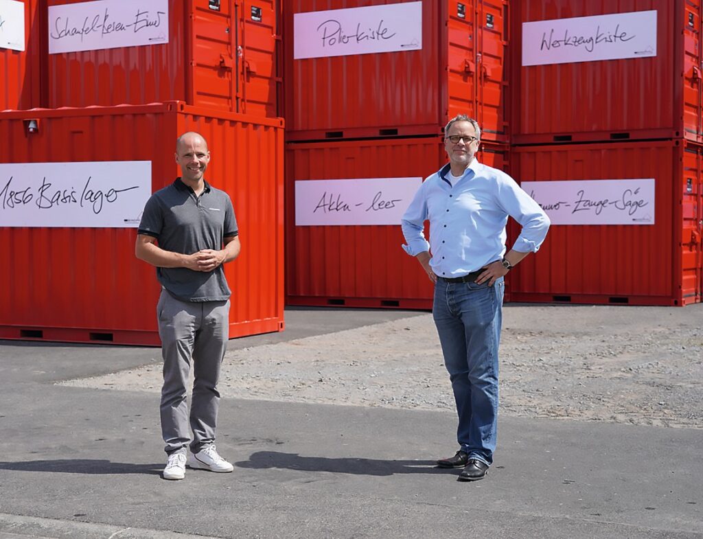 Beutlhauser Lagersystem Container