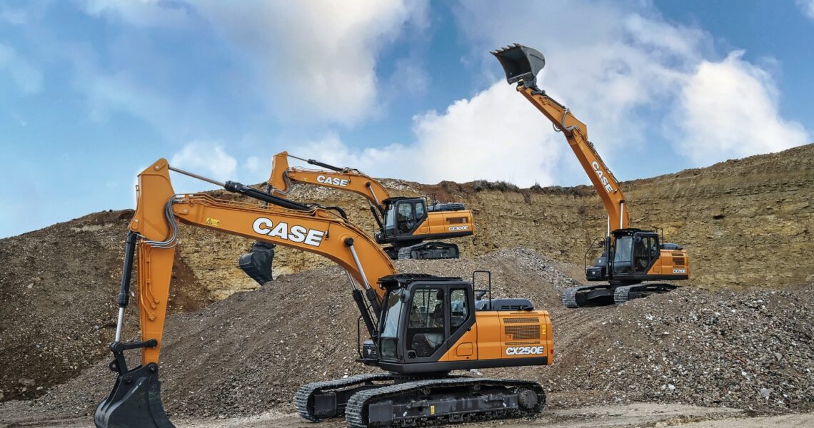 Neue CX-Bagger der E-Serie von Case Case Raupenbagger CX E-Serie