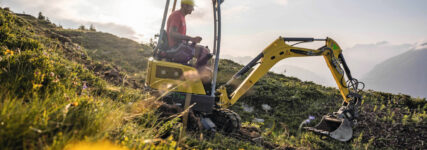 E-Maschinen von Wacker Neuson im Einklang mit der Natur