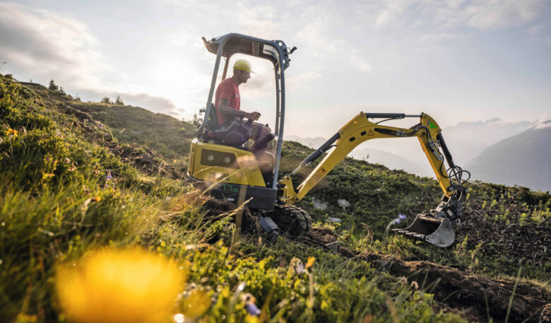 E-Maschinen von Wacker Neuson im Einklang mit der Natur