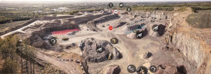 Connected Map von Volvo – Die ganze Baustelle im Blick