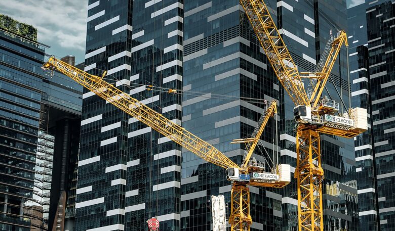 Prämierenbühne für Liebherr-Verstellauslegerkrane