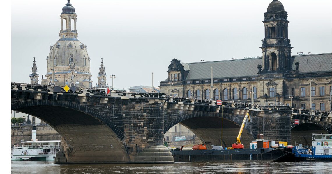 Augustusbrücke Dresdner Altstadt