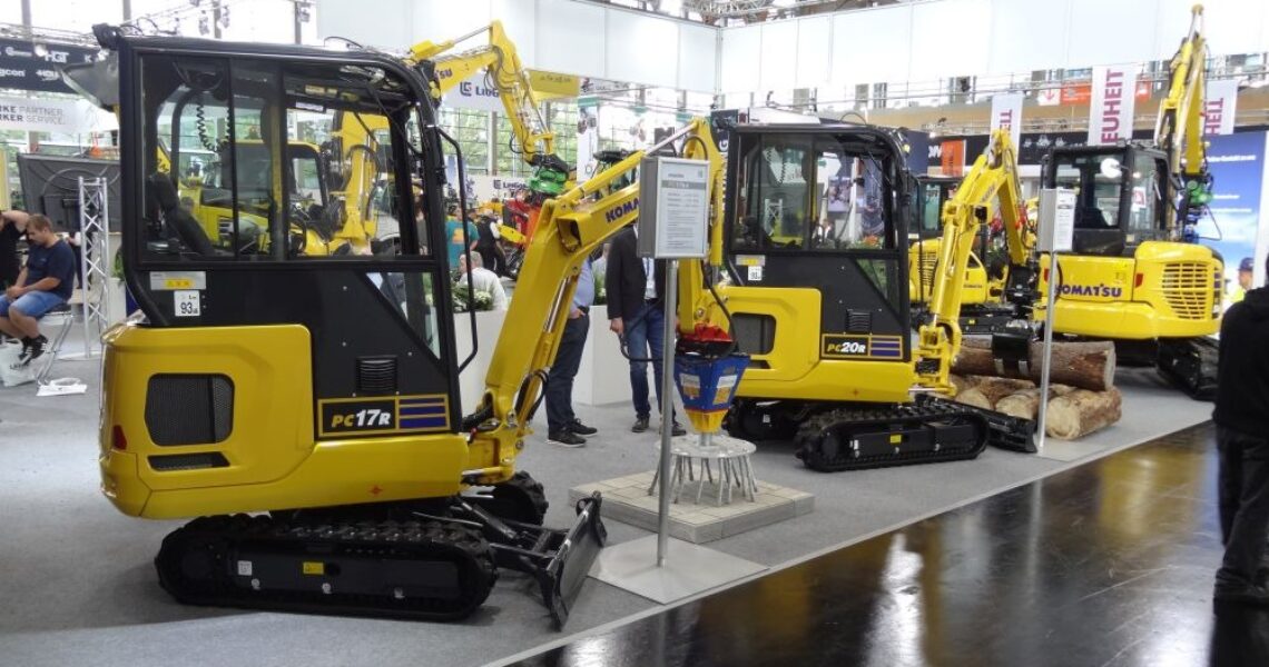 Komatsu Bagger GaLaBau 2022 Neuvorstellung