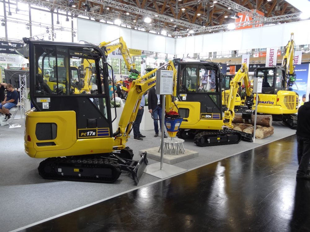 Komatsu Bagger GaLaBau 2022 Neuvorstellung