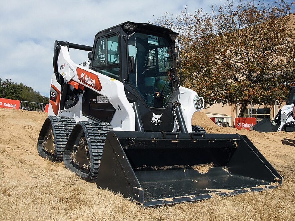 Doosan Kompaktlader mit Quad-Track-System mit Kettenantrieb