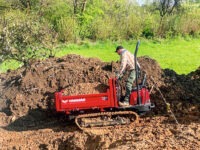 Wendige Maschine für Materialtransporte