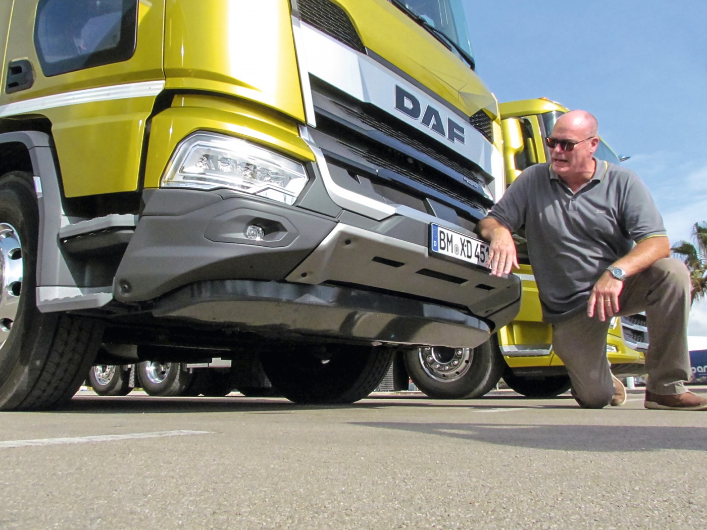 DAF XD Front mit Schutzblech