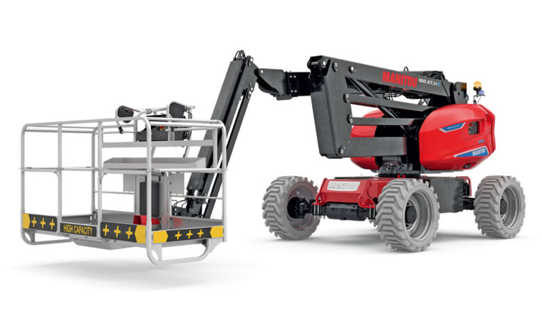 Neue E-Arbeitsbühnen und E-Lader von Manitou