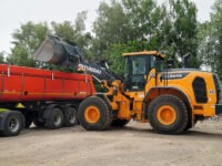 Elsner-Transporte nutzt in der Kiesgrube Hyundai HL960A