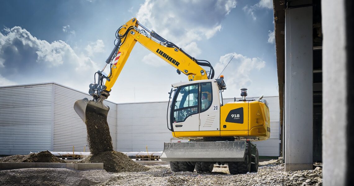 Liebherr-Mobilbagger A 918 Compact Litronic