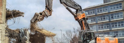 Großer Maschineneinsatz der Metzner Recycling