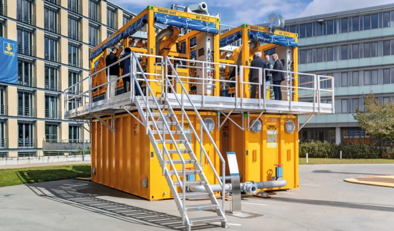 Zweistufige Entsandungsanlage BE 600-C von Bauer MAT Slurry Handling Systems